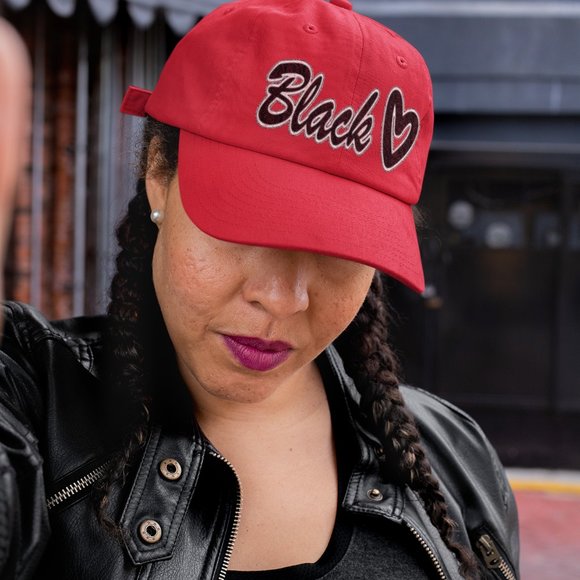 SBC Red Black Love Hat - Picture 7 of 11